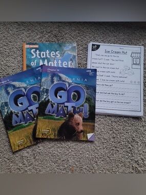 California Student Editions English and math study material